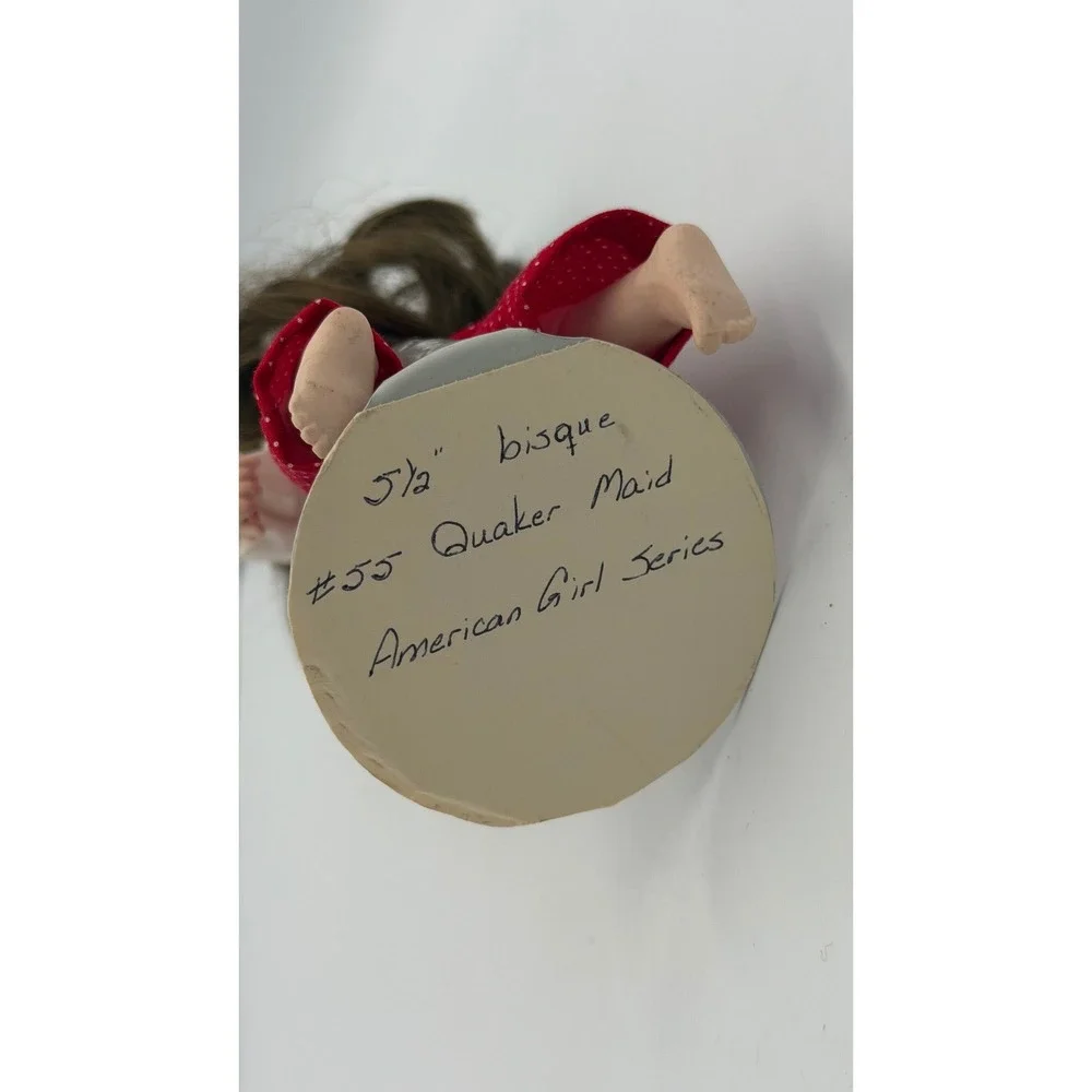 Quaker‎ Maid American Girl Series Bisque Porcelain Doll 8.5